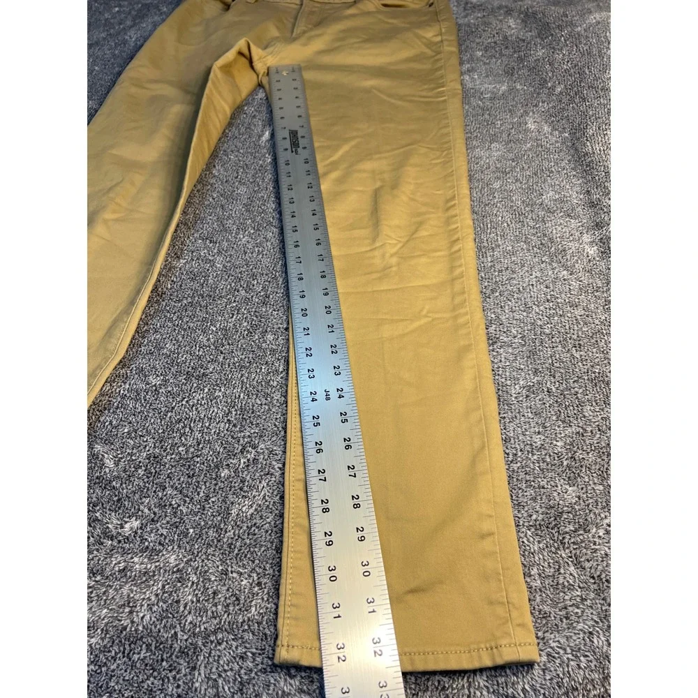Banana Republic Travel Jean Mens 34x34 Slim Fit Khaki Tan Stretch Denim Pants